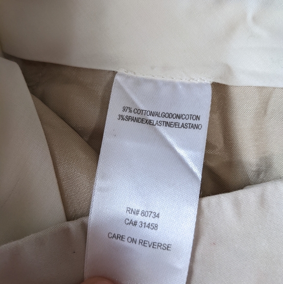 BCBGMAXAZRIA Khaki Flared Pants Size 4 - Picture 7 of 8